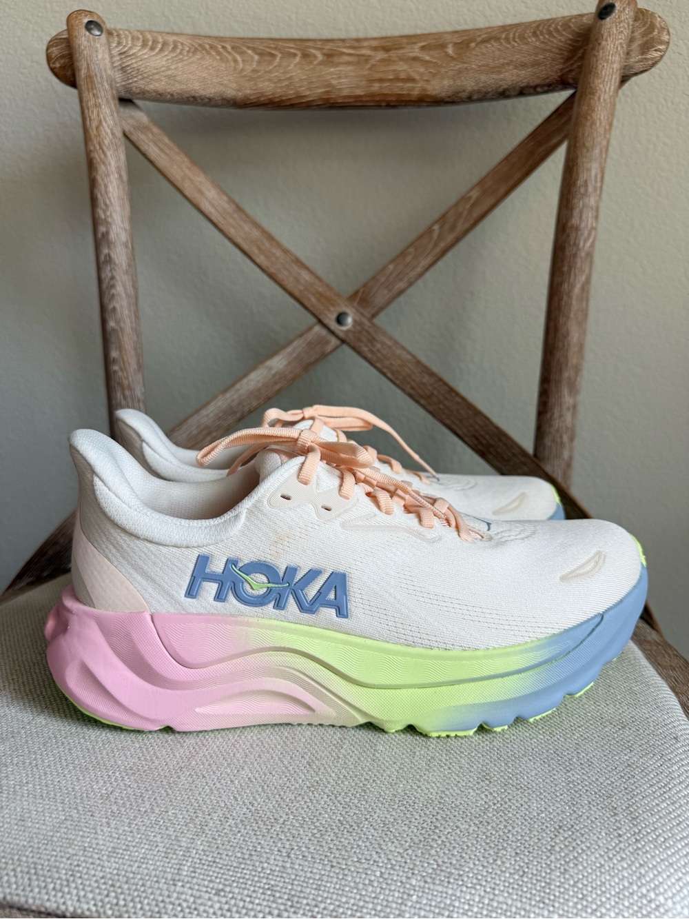Hoka Arahi 8 Sneakers Alabaster / Tangerine Glow - Picture 4 of 7